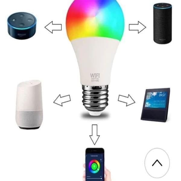 Lampada-inteligente-com-varias-cores-Wi-Fi.jpg Lâmpada inteligente com várias cores (Wi-Fi) - Imagem 1